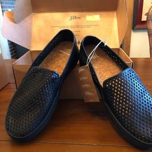 Jibs Womens Classic Black Casual Flats Size 11 Medium (B, M) compostable leather